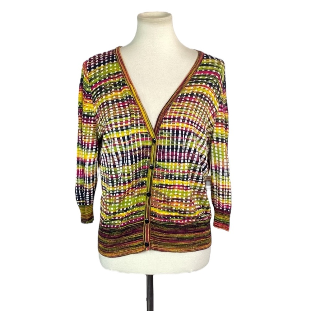 Woman’s Worthington lightweight multicolor cardigan size XL